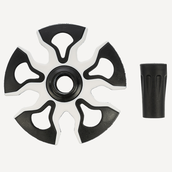 Палки треккинговые GORAA Z POLE (CARBON - ALU), 460г (Черный; 110-135см/упак 43см)